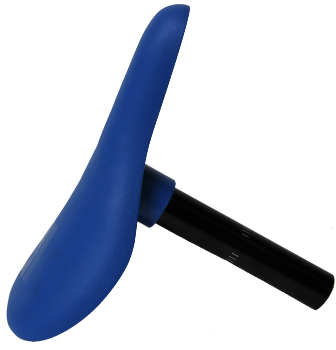 DK Conductor BMX Saddle Polycarbonate Bike Seat Fitted With 25.4mm (1") Seatpost  Choose Blue Black or Green