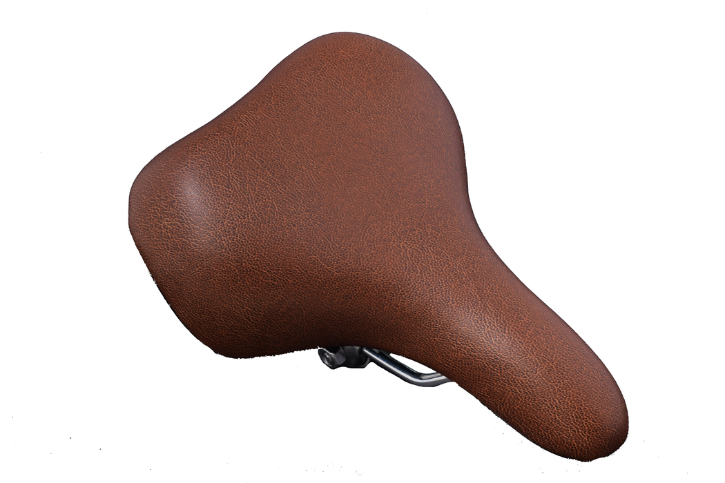 TRADITIONAL BROWN BIKE SADDLE FROM DAWES LADIES OR MENS COMFY ANY CYCLE SEAT