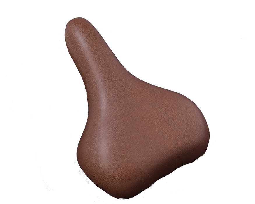 TRADITIONAL BROWN BIKE SADDLE FROM DAWES LADIES OR MENS COMFY ANY CYCLE SEAT