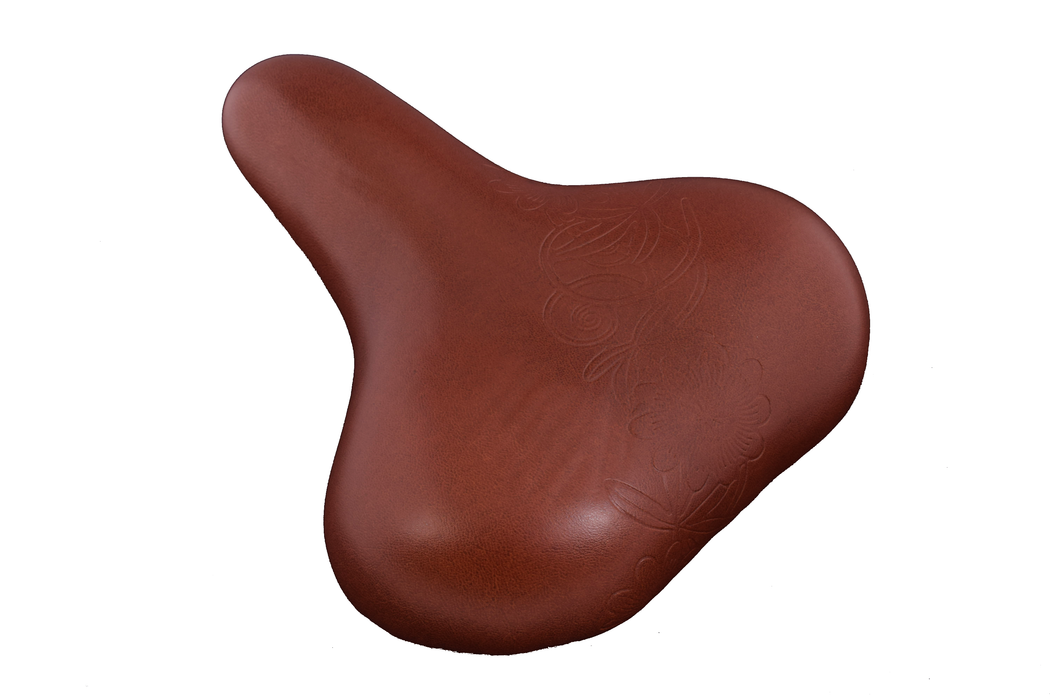 CLAUD BUTLER KENSINGTON TRADITIONAL WIDE END COMFORT WOMENS BIKE SADDLE BROWN