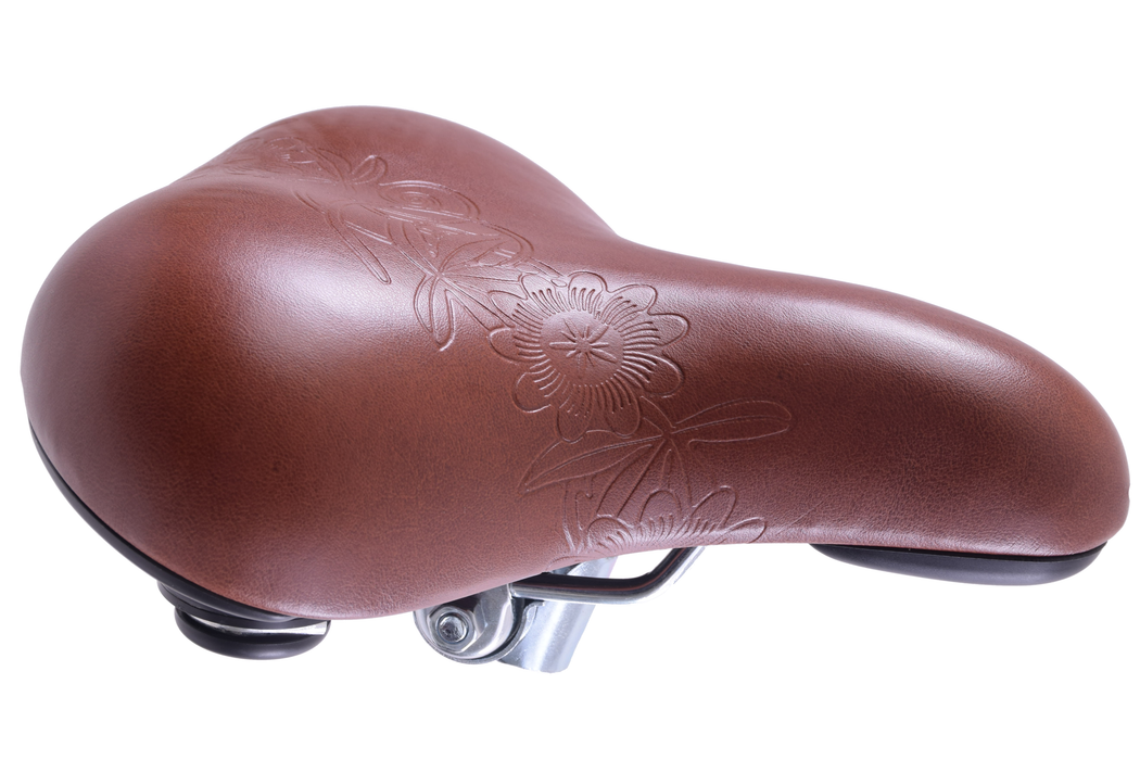 CLAUD BUTLER KENSINGTON TRADITIONAL WIDE END COMFORT WOMENS BIKE SADDLE BROWN