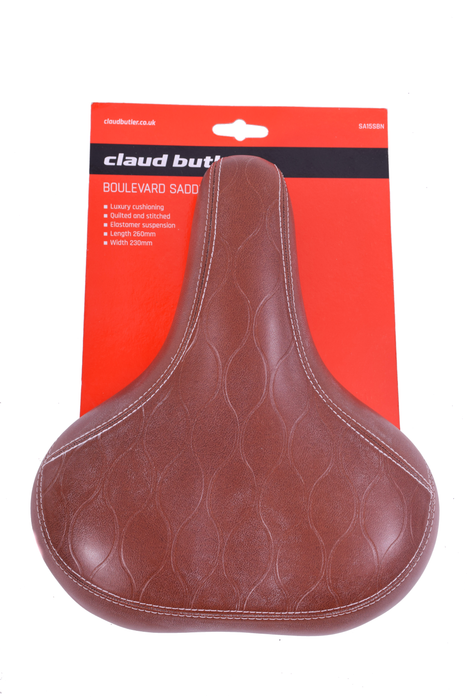 CLAUD BUTLER BOULEVARD HERITAGE WIDE REAR COMFORT ADULTS BIKE BROWN SADDLE