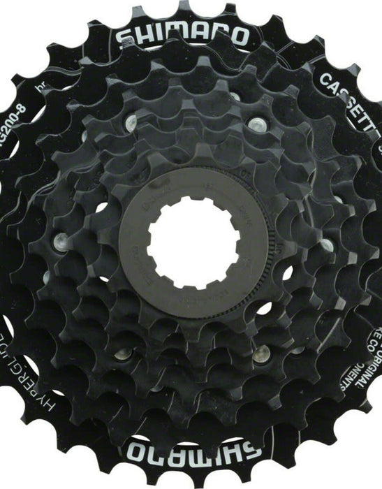 Shimano 8 Speed MTB Cassette Hyperglide Freehub Mountain Bike HG200 Sprocket 12-32T 2021 New Stock Black