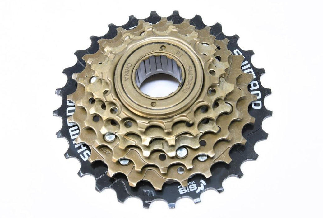 Shimano 6 Speed MF-TZ500-6 Index 14-28 Freewheel Block Screw On Cassette Cog MTB