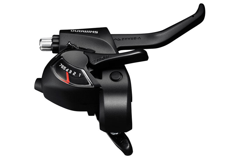 Shimano ST EF-41 Rapid Fire EZI Fire 7 Speed Righthand MTB Bike Shifter & V Brake Lever