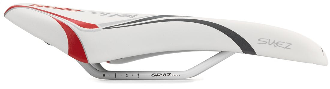 SELLE ROYAL SUEZ PERFORMA LIGHTWEIGHT SADDLE MANGANESE RAIL,FLEX FOAM, HIGH QUALITY WHITE  SAVE 50%