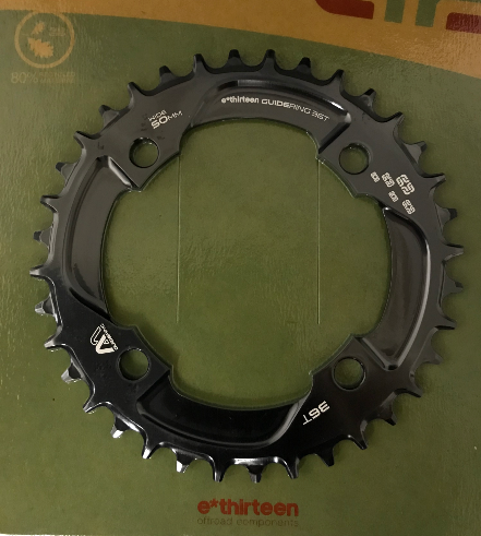Ethirteen Guide ring M Narrow Wide Chainring 10-11 Speed 36t Black BCD 104mm