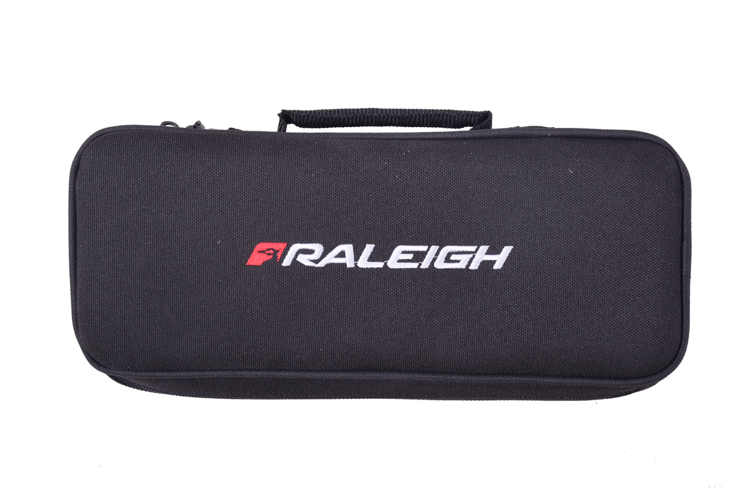 RALEIGH TRAVEL WORKSHOP BIKE TOOL MAINTENANCE KIT IN ZIPPED STORAGE CASE IDEAL PRESENT FOR CYCLE ENTHUSIASTS