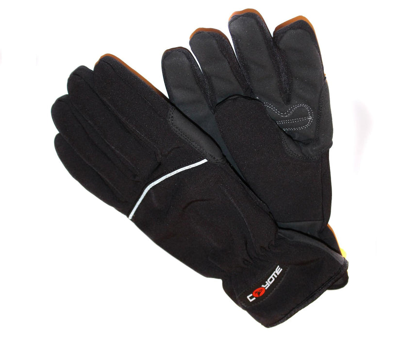 Urban Winter Gloves,cycling,walking,thick Padded Warm Black Reflective Last Few