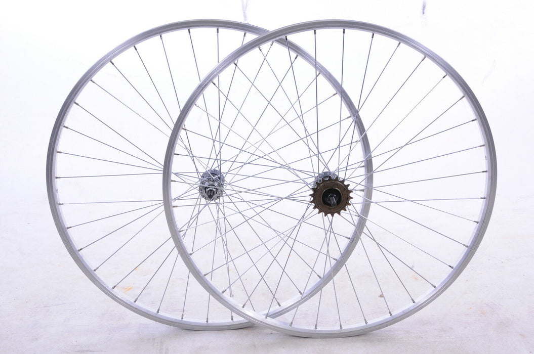 Pair 26 x 1 3-8 Wheels To Convert Your Raleigh Caprice To Single Speed + Freewheel Also Suit Any 26” Vintage Tourist Bike