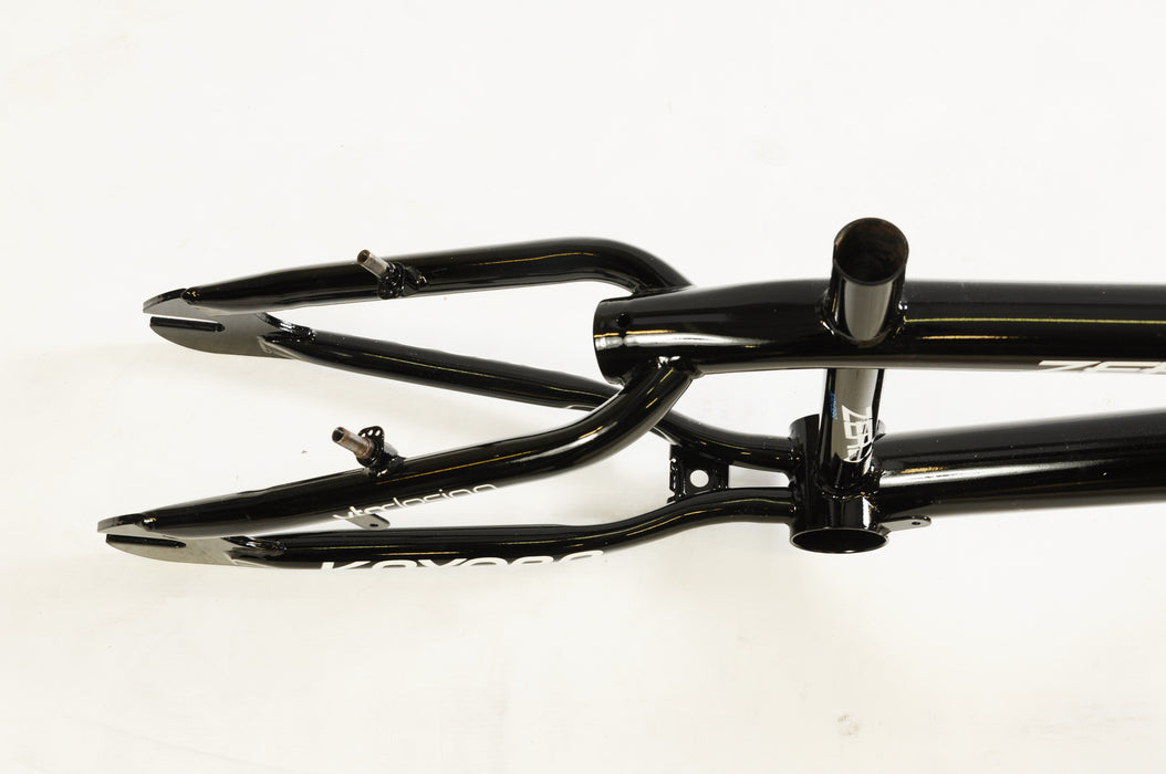 NEW BLACK BMX FRAME & FORK SET ROBUST 1 1-8” STEERER & 14mm AXLE BUILD YOUR OWN BMX