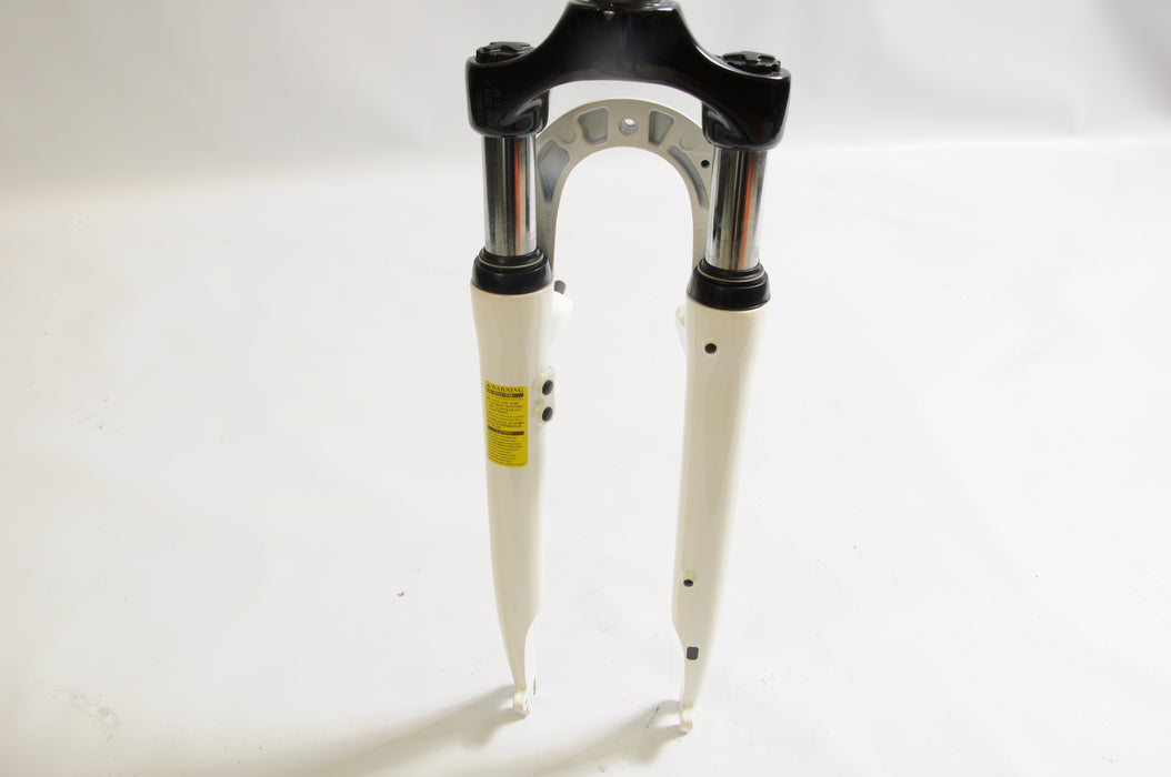 700c 28” SUNTOUR CR-7 SUSPENSION BIKE FORK 1 1-8” 255mm V BRAKE WHITE