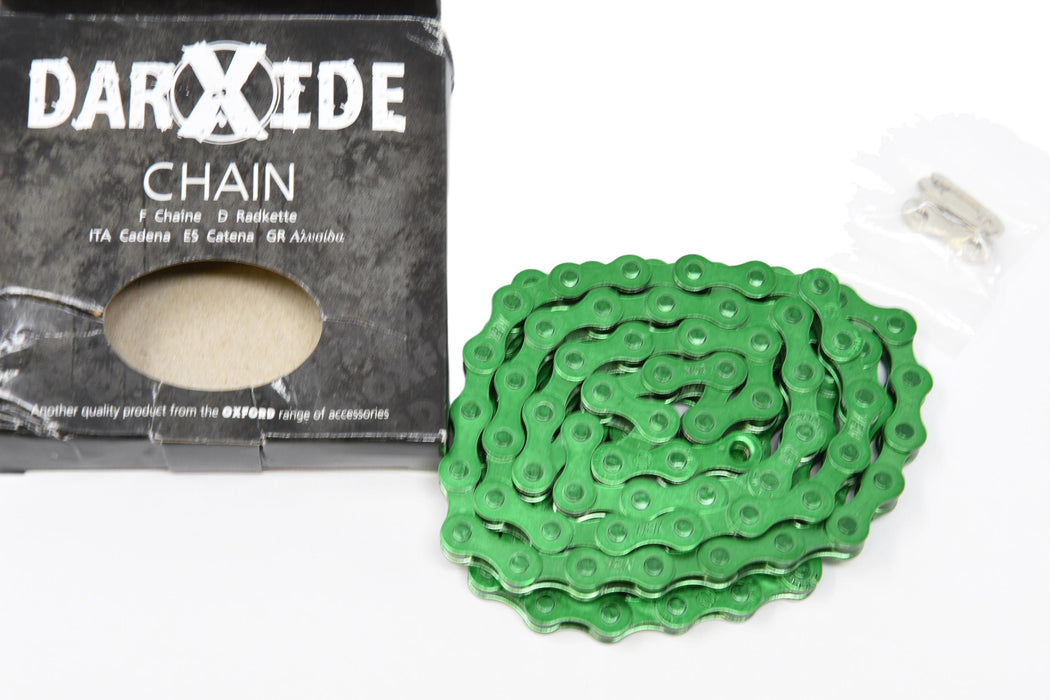 GREEN MAGIC BMX CHAIN 1-2" x 1-8" BMX (or FIXIE) DARXIDE 116 LINK NEW - OLD SCHOOL BMX