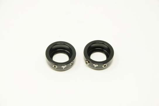 PAIR DIAMONDBACK BLACK ANODISED HANDLEBAR PROTECTION ENDS SUITS BMX MTB 22.2mm