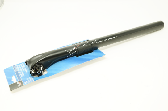 XLC CARBON SL BIKE SEAT POST SADDLE STEM 27.2mm, 400mm LONG WITH 15mm LAYBACK