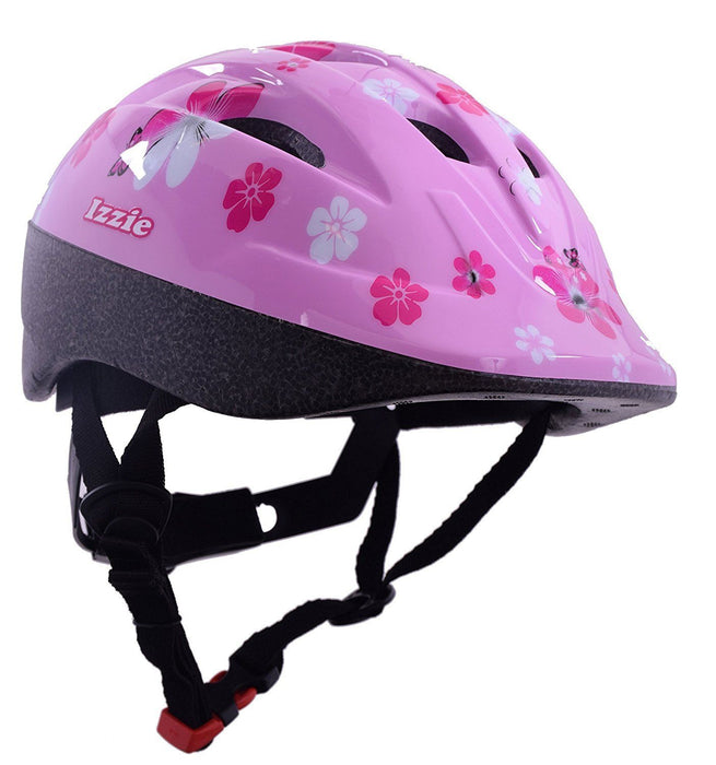 GIRLIE BIKE IZZIE 12" WHEEL, DOLLY SEAT, STABILISERS & HELMET PINK IDEAL PRESENT