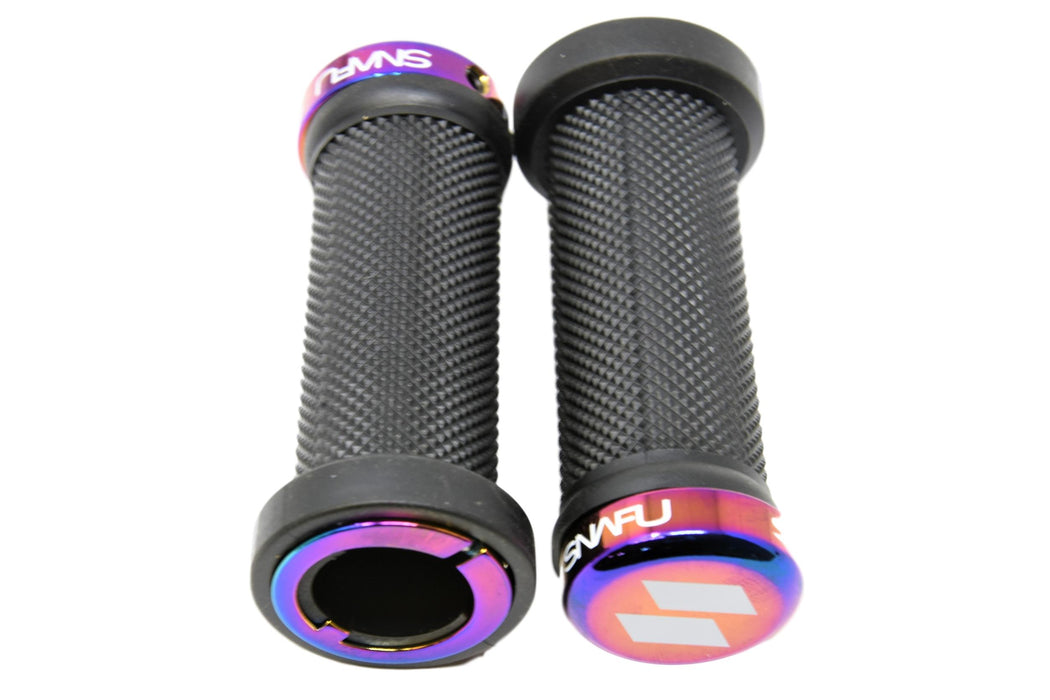 SNAFU JET FUEL BMX HANDLEBAR GRIPS THE ULTIMATE DOUBLE LOCK-ON GRIPS 95mm RRP £29.99