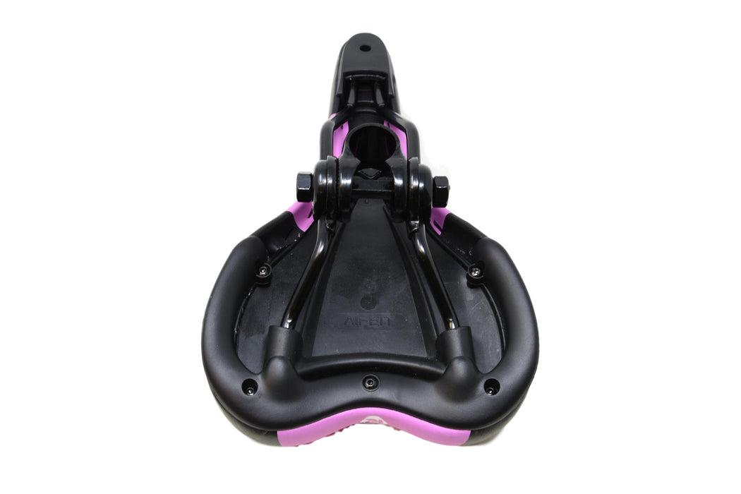 Ladies Bike Seat Girls Bicycle Saddle Black With Contrasting Pink Bargain Sale Price