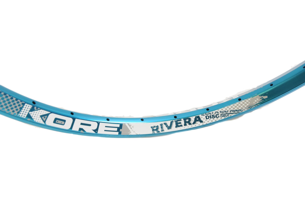 Kore Rivera Downhill MTB Jump Bike Disc Rim 26” (559 – 25) 32 Hole Dual Pin Joint Blue