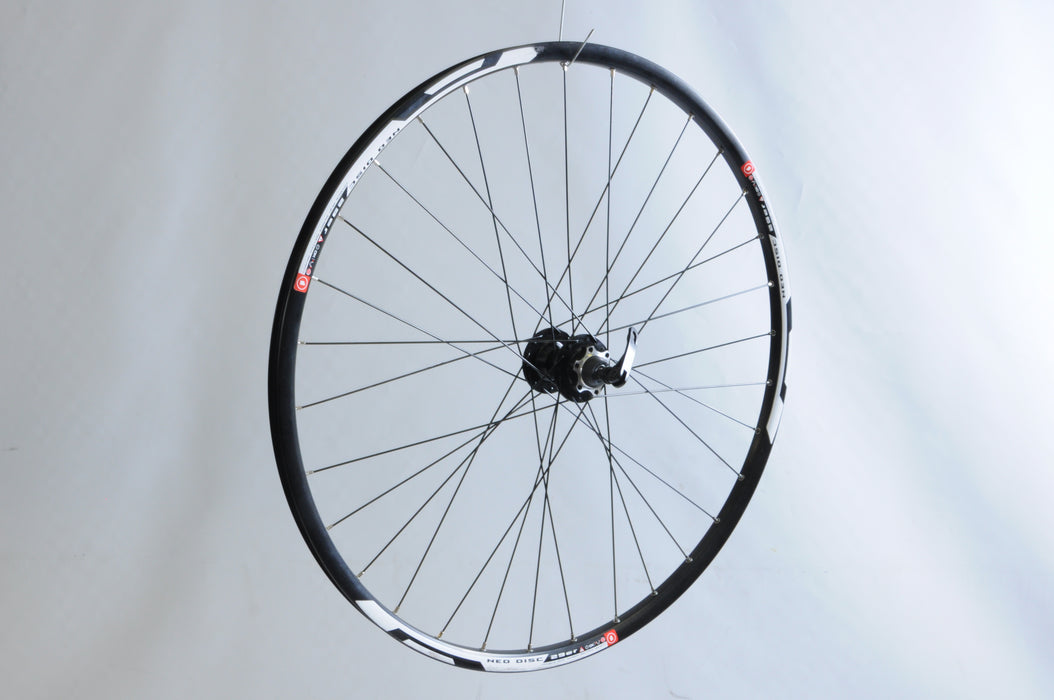 PAIR 29ER (622 x19) 8,9 OR 10 CASSETTE XC MTB WHEELS NEO DISC BLACK RIMS WITH SEALED BEARING HUB