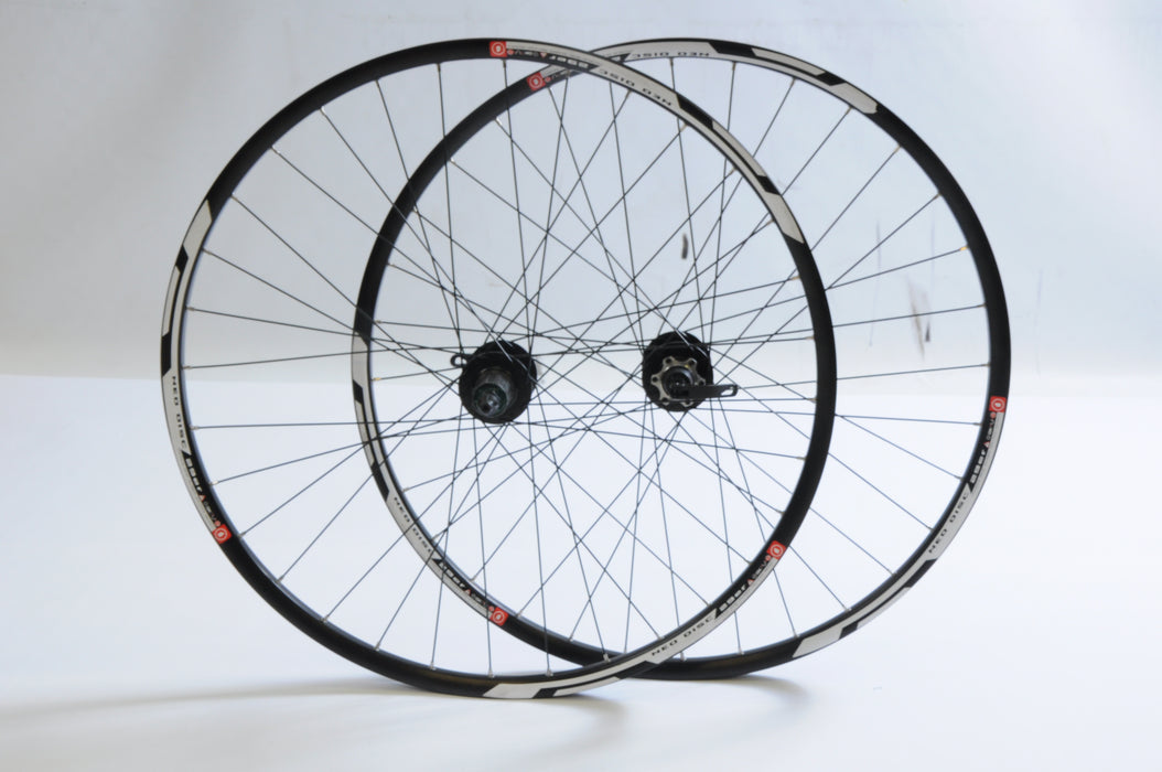 PAIR 29ER (622 x19) 8,9 OR 10 CASSETTE XC MTB WHEELS NEO DISC BLACK RIMS WITH SEALED BEARING HUB