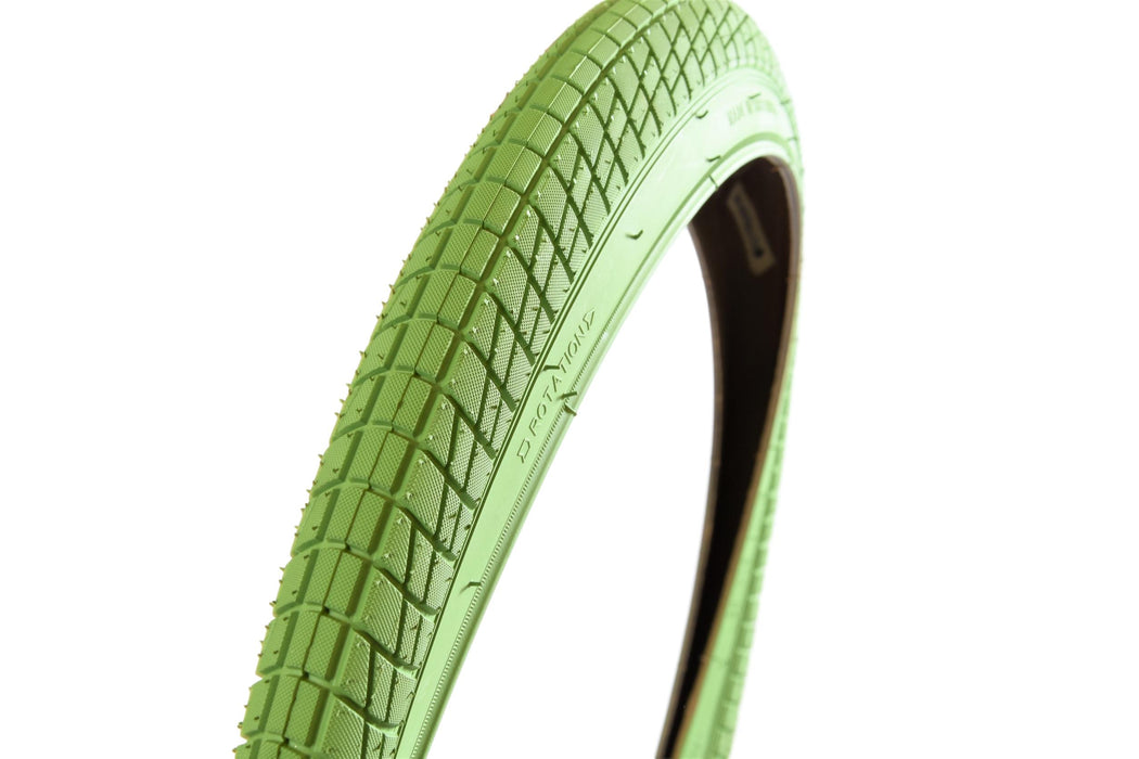 20 x 1.95 406 RIM GREEN FREESTYLE BMX TYRE STREET TREAD KIDS BIKE