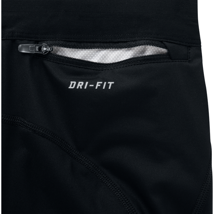 Nike Women’s Shield Leggings, X-Small, Black-Reflective Silver