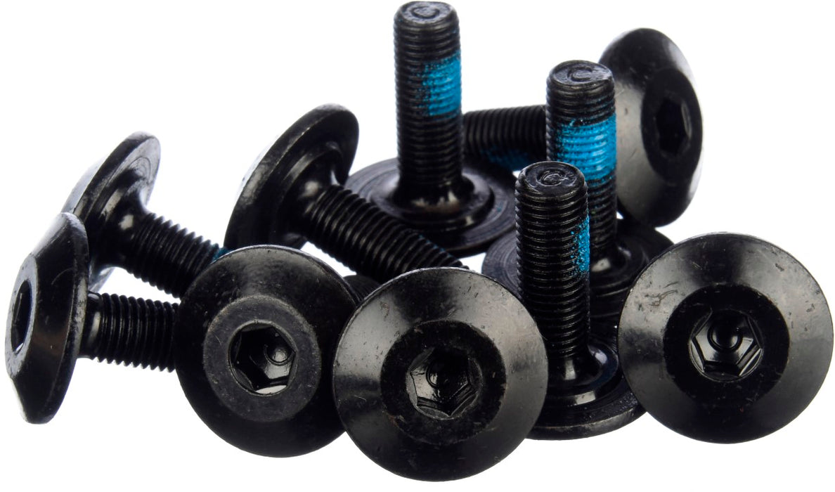 Blank BMX Crankset Bolts - Crank Bolts Black: Choose QTY