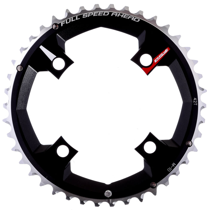 FSA 10 Speed MTB Chainring Silver- Storm Grey Choose Colour 42T (RRP: £49.99)