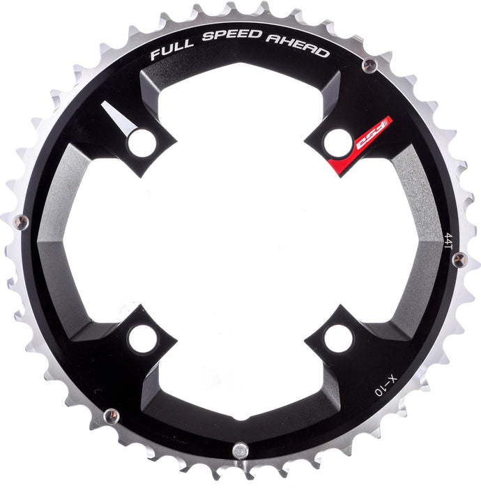 FSA Super MTB  X-10 44t Chainring 10 Speed Black & Red 104mm BCD