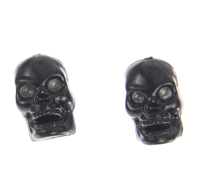 Trik-Topz Pair of Valve Caps Choose Design; Flame, France, Germany, Skull, Football