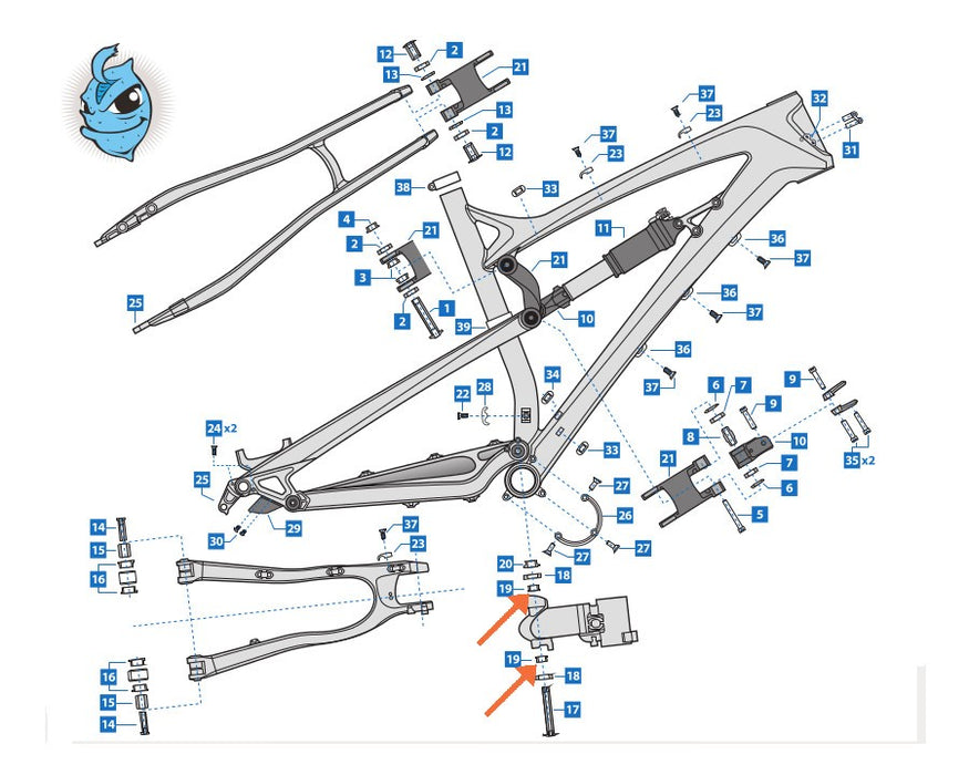 Lapierre Spic-Zest B-Stay FT Articulation Insert