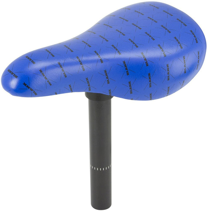 Blank Value BMX Fat Seat & Seatpost 25.4mm Combo – Blue, Purple Or Red