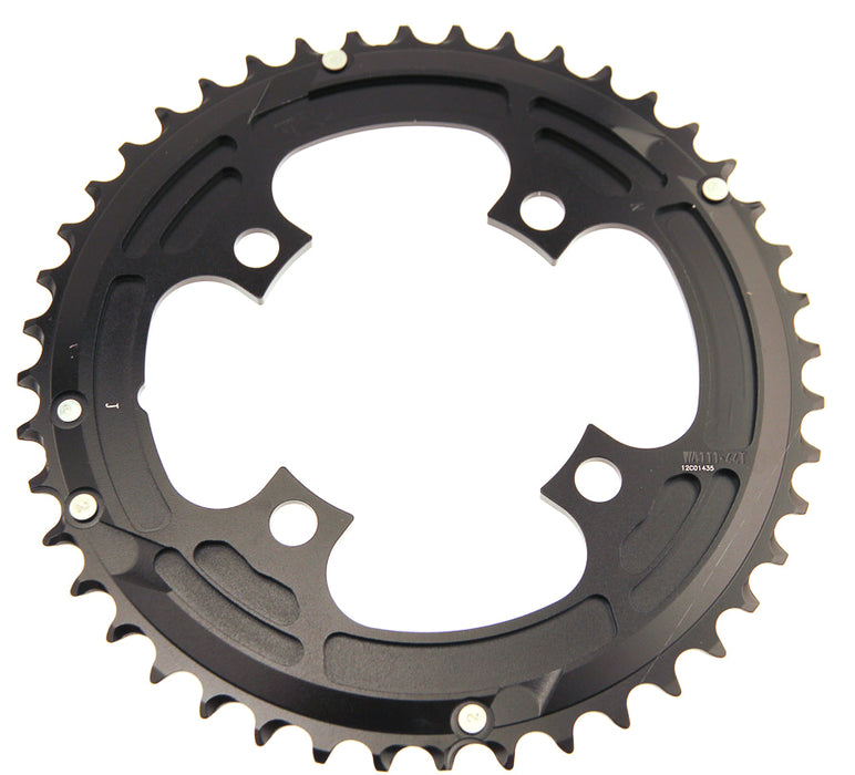 FSA Super MTB 4 BOLT Chainring - 9 Speed 44T 94mm BCD – Black (RRP: £54.99)