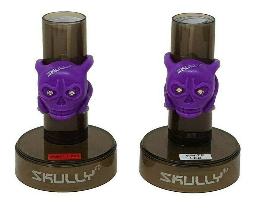 PAIR OF SKULLY BONEHEAD BRIGHT LED SILICONE WRAP AROUND LIGHT SETS ASS. COLOURS