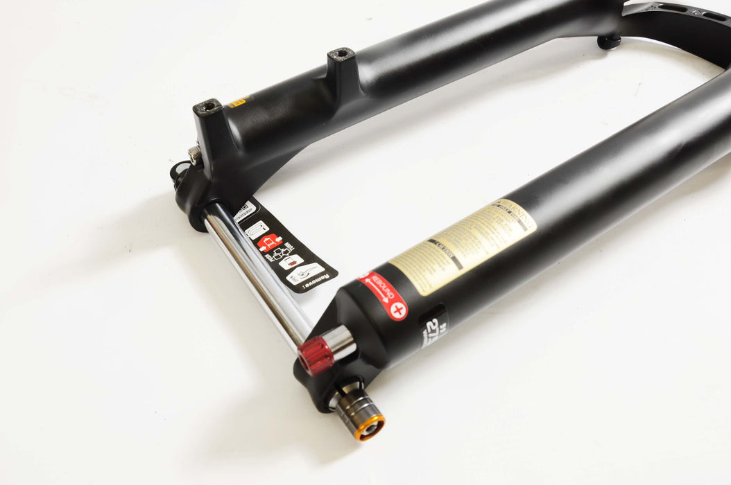 650B 27.5" SUNTOUR RAIDON LO R AIR SUSPENSION FORK 15mm TAPER 255mm SATIN BLACK