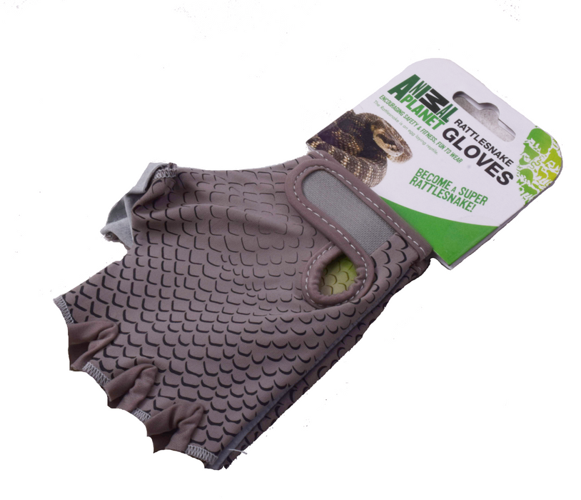 Animal Planet Snake Kid Padded Half Finger Fingerless Cycling Skate Gloves Mitts