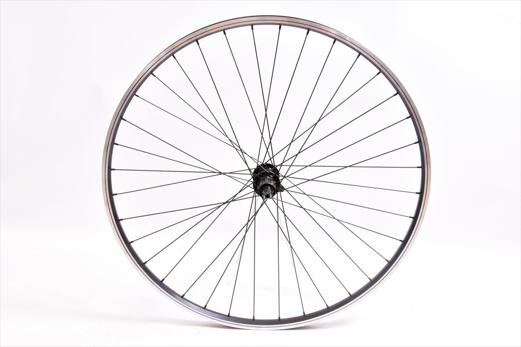 700c (622–19) SHIMANO FH-RM70 8-9-10 SPEED CASSETTE REAR HYBRID BIKE WHEEL BLACK