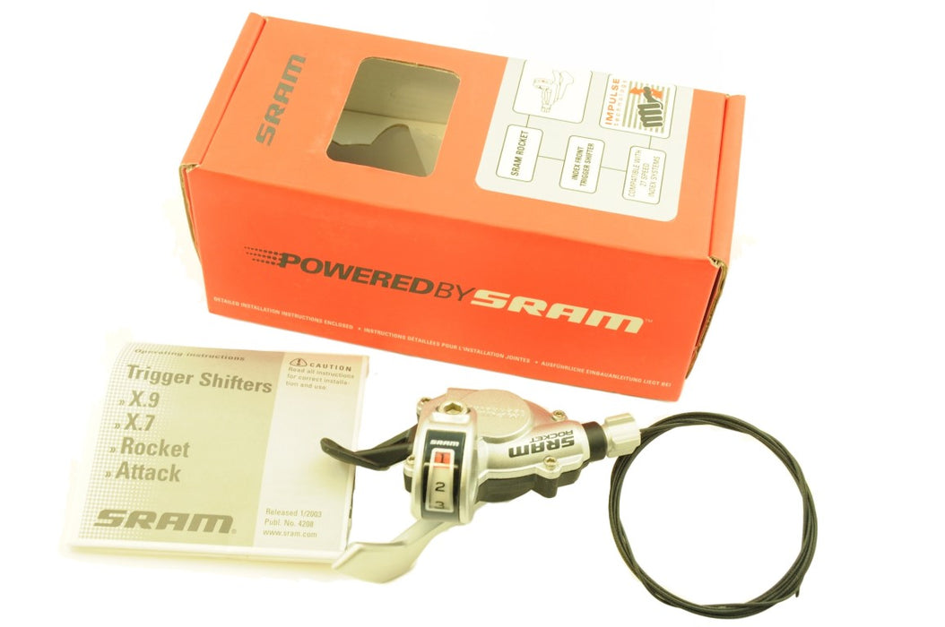 LEFT SRAM ROCKET RAPID FIRE GEAR SHIFTER IMPULSE TECHNOLOGY FOR TRIPLE CHAINSET