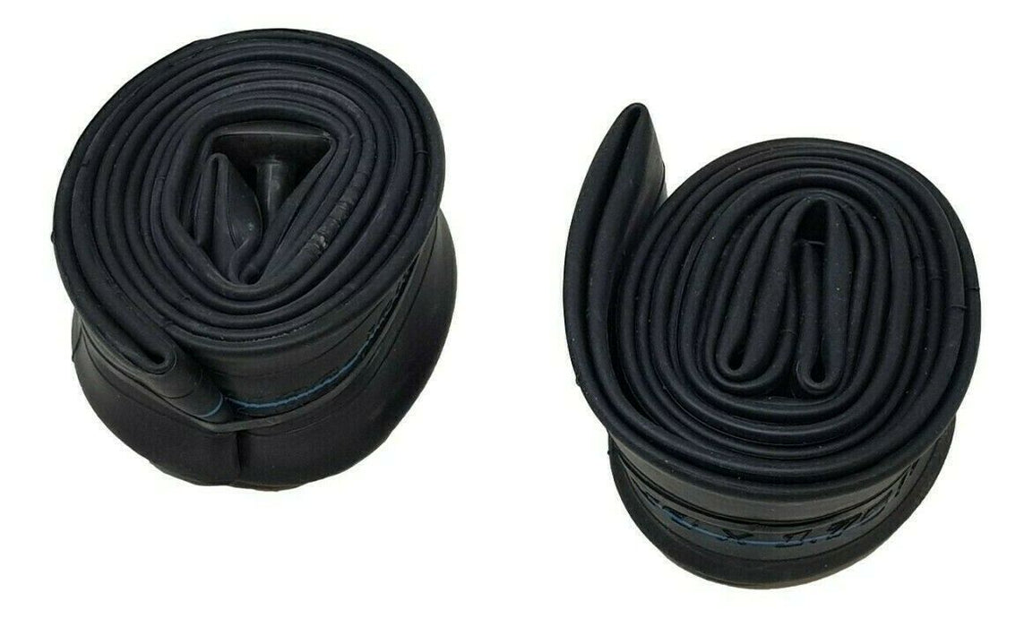 Pair Of 24" X 1.75 - 2.125 Inner Tubes Schrader Car Valves Folder-shopper Bikes