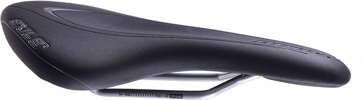 CLAUD BUTLER EXILE LIGHTWEIGHT ROAD BIKE RACING SADDLE CRO-MO COMFORT SEAT BLACK