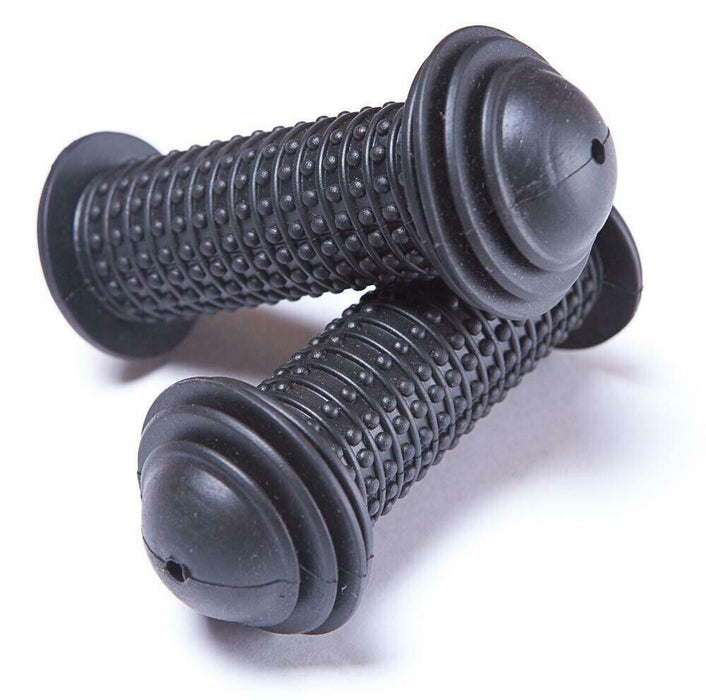 Black 90mm Bicycle Mushroom Style Knobbly Kid's Bike Handlebar Grips