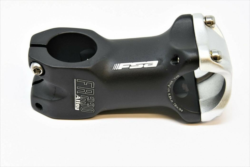 FSA FR230 ALLOY A-HEAD MTB HANDLEBAR STEM 75MM SHORT REACH BLACK 1 1/8" 31.8MM