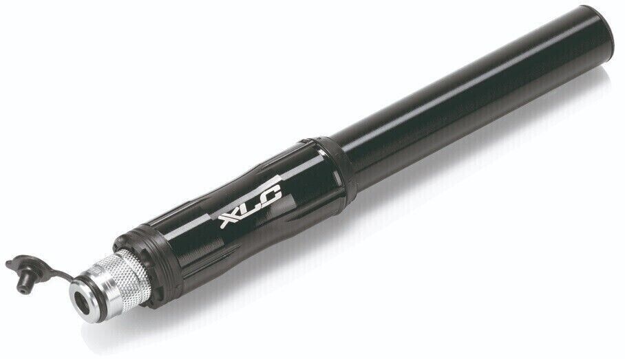 XLC Extra Slim Dual Valve Mini Road Bike / Bicycle Black Pump - PU-A09