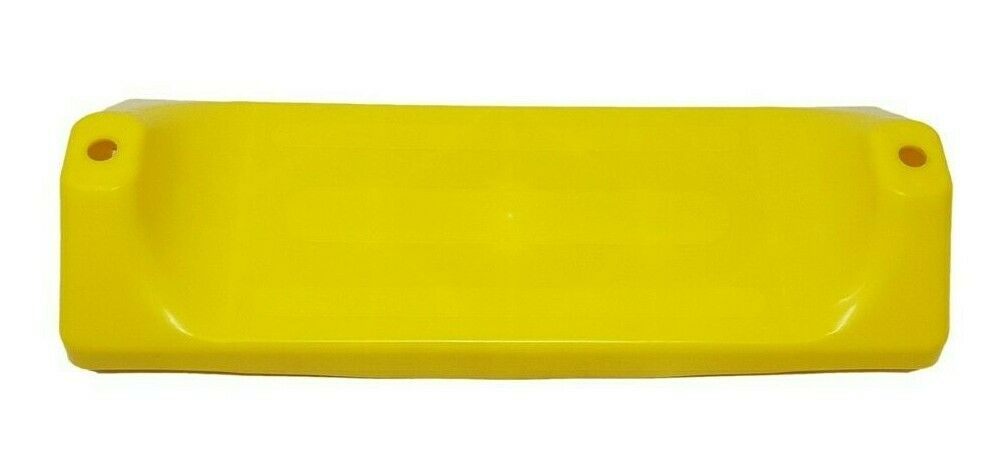 CHILDRENS OUTDOOR PLASTIC REPLACEMENT GARDEN SWING SEAT YELLOW 370MM X 135MM NEW