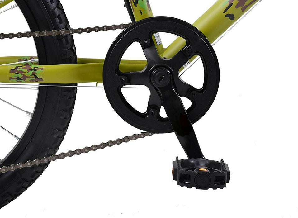 Professional SAS Army 20" Wheel Kids Single Speed Mountain Bike Camo Age 7+