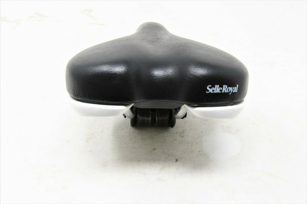 Selle Royal Junior MTB Bike Saddle 20" 24" Wheel Comfort Padded Seat Black & White