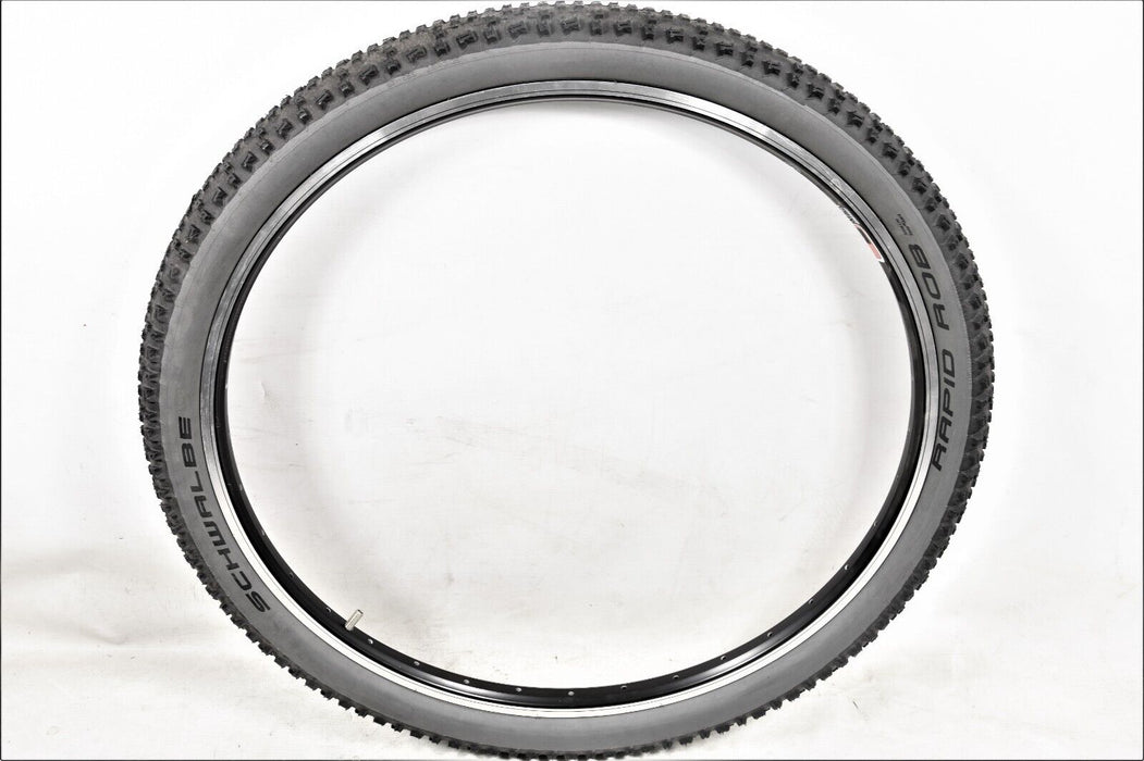 Pair Schwalbe Rapid Rob Tyre 26 x 2.25 Active Line K- Guard 559 - 57 Grey Sidewall