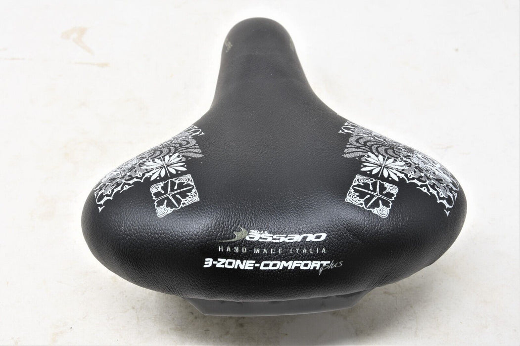 Raleigh Volare Selle Bassano Saddle Classic 3 Zone Comfort Plus Soft Seat Black