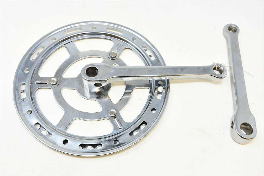 Vintage 60's 70's Racing Sport Bike Single Cottered Chainwheel Set 46T 165mm